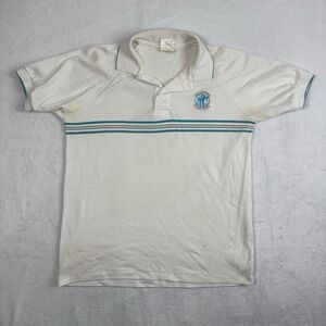 VTG Lancer California Coast Club Short Sleeve Polo Collared Women's L Distressed